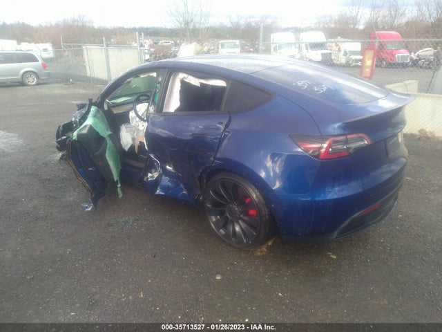 2021 TESLA MODEL Y PERFORMANCE VIN: 5YJYGDEF1MF157756