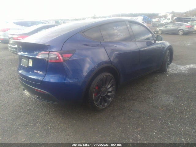 2021 TESLA MODEL Y PERFORMANCE VIN: 5YJYGDEF1MF157756