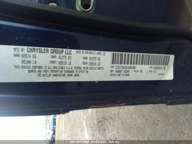 Chrysler 300 2013 2C3CCAAG5DH666900 Image 9