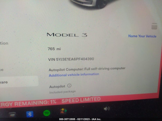 Tesla MODEL 3 2023 5YJ3E1EA6PF404390 Image 8