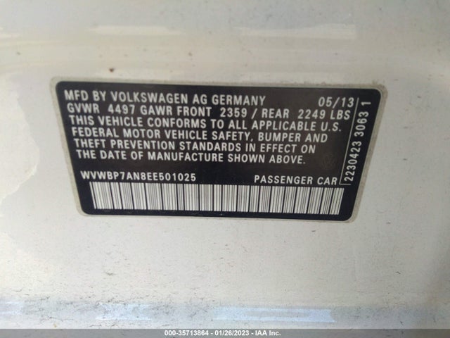 WVWBP7AN8EE501025 Volkswagen Cc R-line