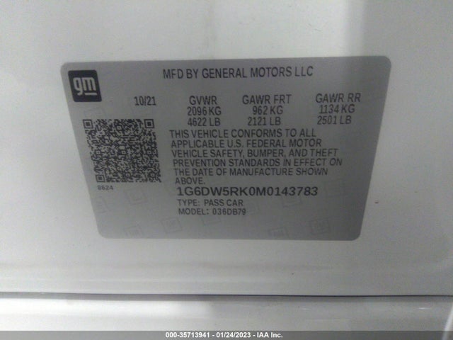 2021 Cadillac CT5, VIN: 1G6DW5RK0M0143783