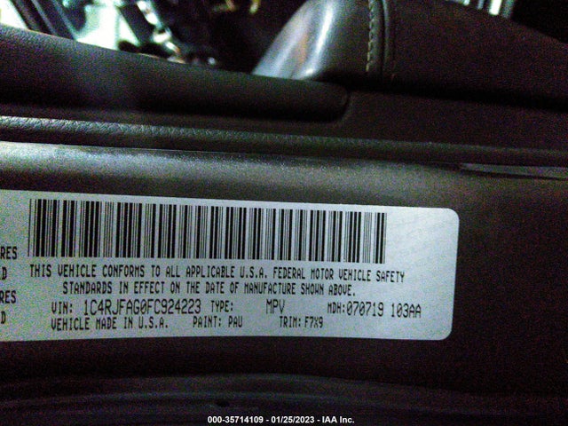 Jeep Grand Cherokee Laredo 2015 1C4RJFAG0FC924223 Image 11