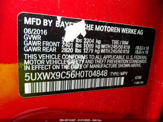 5UXWX9C56H0T04848 BMW X3 Xdrive28i