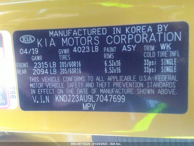 2020 Kia Soul, VIN: KNDJ23AU9L7047699
