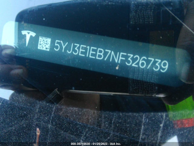 Tesla Model 3 Long Range 2022 5YJ3E1EB7NF326739 Image 10