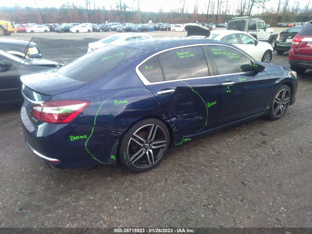 2016 HONDA ACCORD SEDAN SPORT VIN: 1HGCR2F52GA167600