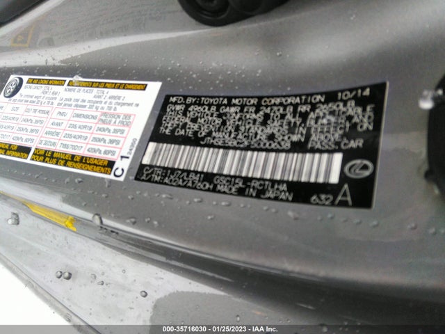 Lexus RC 350 2015 JTHSE5BC2F5000638 Image 10