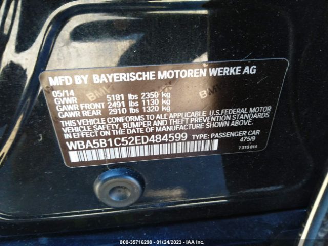 WBA5B1C52ED484599 BMW 5 Series 535i