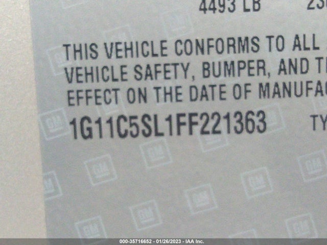 Chevrolet MALIBU LT 2015 1G11C5SL1FF221363 Image 10