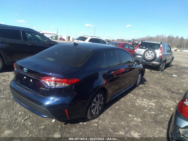 2021 TOYOTA COROLLA HYBRID LE VIN: JTDEAMDE5MJ019434