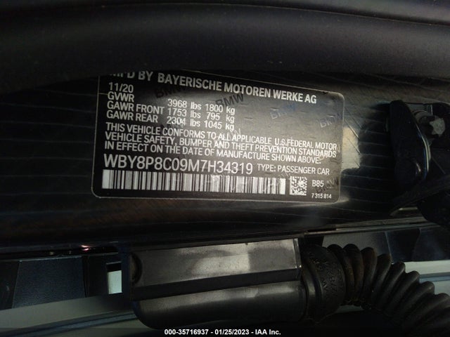 BMW I3 S 2021 аукцион фото