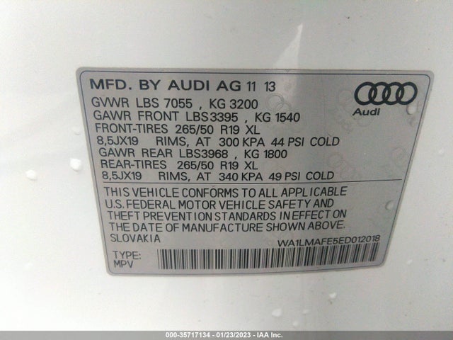 Audi Q7 3.0l Tdi Premium Plus 2014 WA1LMAFE5ED012018 Image 9