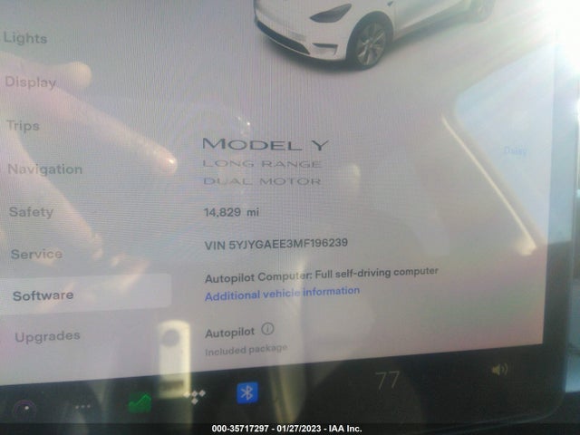 Tesla Model Y 2021 5YJYGAEE3MF196239 Image 7