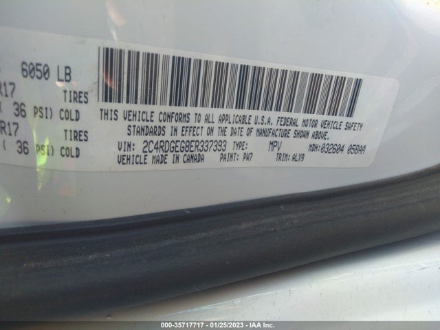 Dodge Grand Caravan R/t 2014 2C4RDGEG8ER337393 Image 10