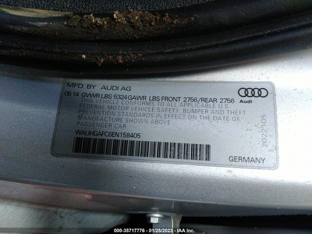 WAUHGAFC6EN158405 Audi A6 3.0t Prestige