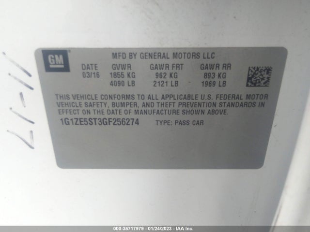 Chevrolet MALIBU LT 2016 1G1ZE5ST3GF256274 Image 10