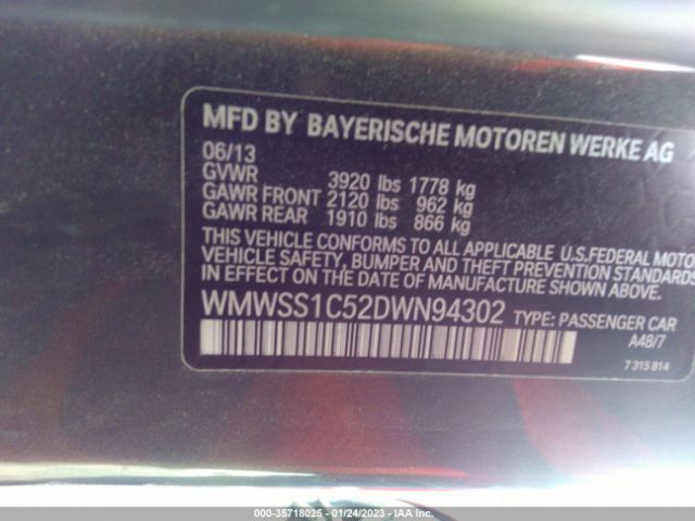 WMWSS1C52DWN94302 Mini COOPER PACEMAN