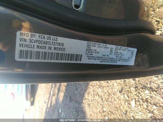 2020 Dodge Journey, VIN: 3C4PDCAB7LT277675