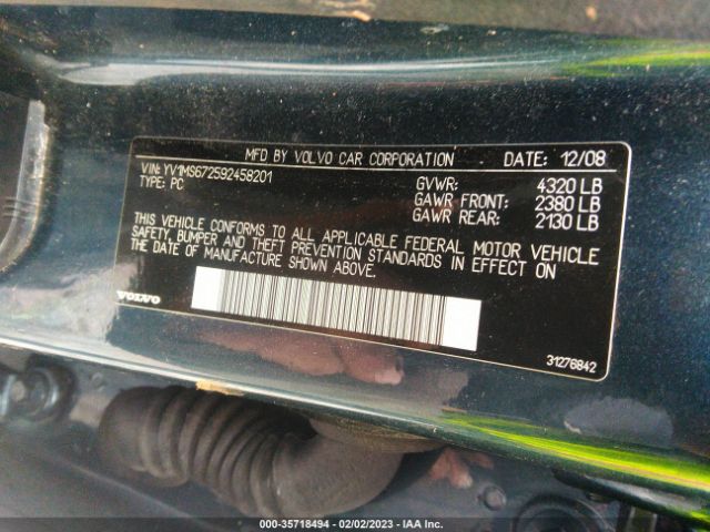 YV1MS672592458201 Volvo S40 2.5t R-design