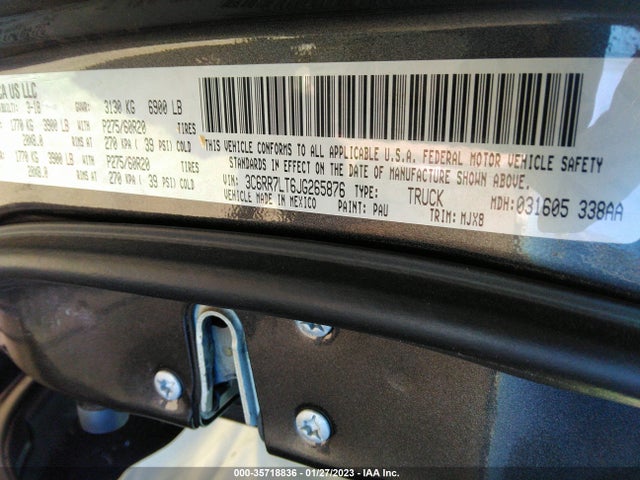 RAM 1500 Big Horn 2018 3C6RR7LT6JG265876 Image 11