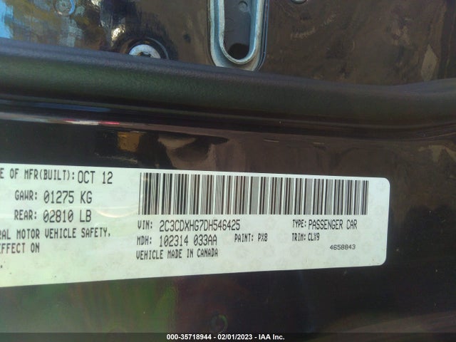 Dodge Charger Sxt Plus 2013 2C3CDXHG7DH546425 Image 9