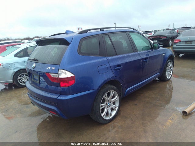 2008 BMW X3 3.0SI VIN: WBXPC93498WJ21243