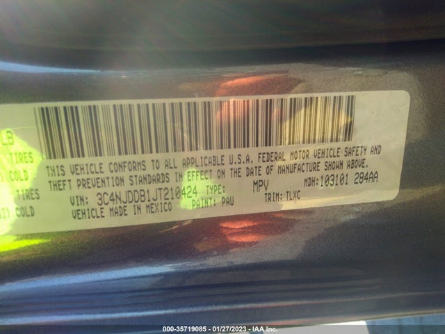 3C4NJDDB1JT210424 Jeep Compass Trailhawk