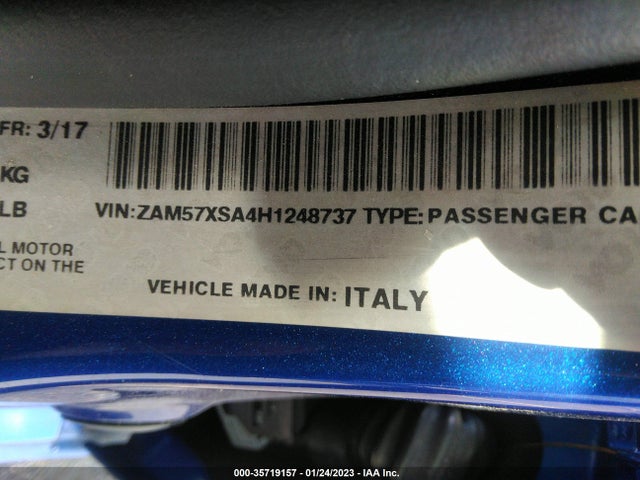 ZAM57XSA4H1248737 Maserati Ghibli