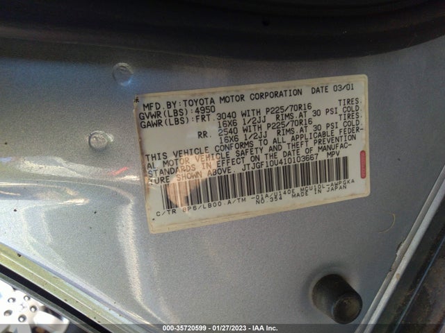 JTJGF10U410103667 Lexus RX 300
