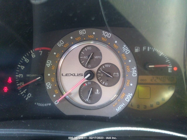 2001 LEXUS IS 300 VIN: JTHBD182010031970