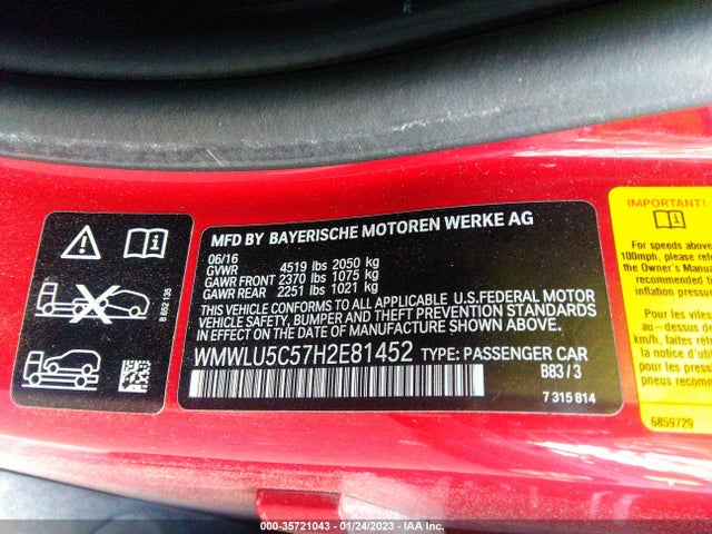 2017 Mini Clubman, VIN: WMWLU5C57H2E81452