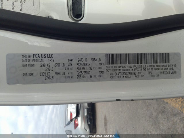 Dodge Journey Sxt 2016 3C4PDCBGXGT206485 Image 9