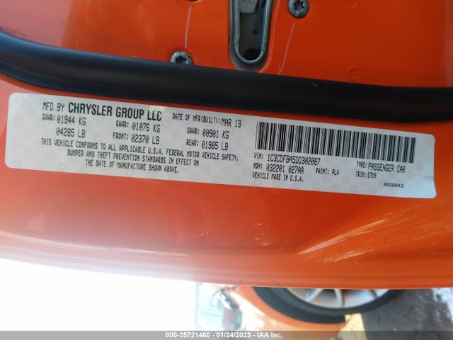 Dodge DART SXT 2013 1C3CDFBA5DD302087 Image 9