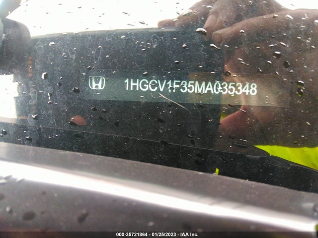 2021 Honda Accord, VIN: 1HGCV1F35MA035348