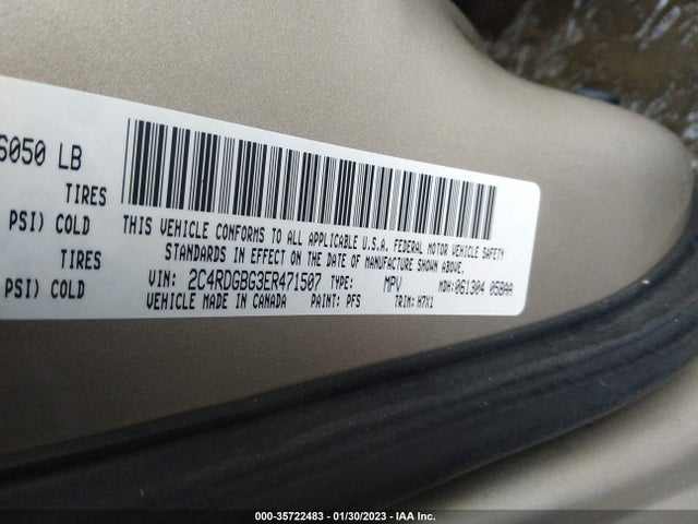 Dodge Grand Caravan Se 2014 2C4RDGBG3ER471507 Image 15