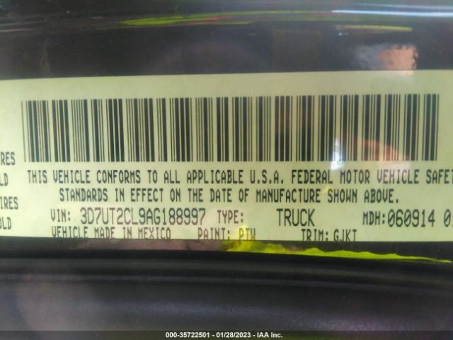 3D7UT2CL9AG188997 Dodge Ram 2500 Laramie