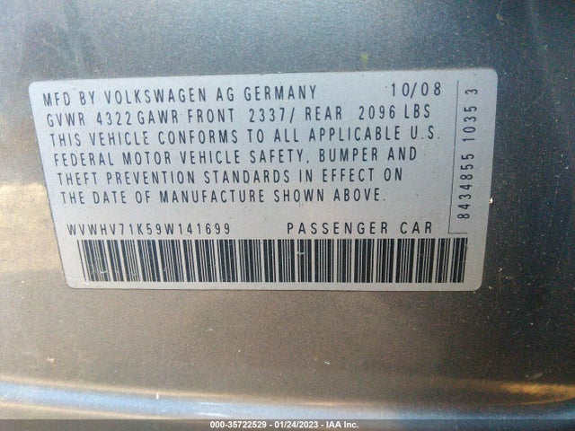 Volkswagen GTI 2009 WVWHV71K59W141699 Image 10