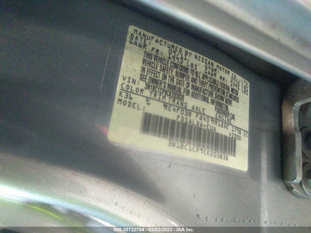Aukcja sprzedaży 2012 Nissan Versa S, vin: 3N1BC1CP9CK203838, numer aukcji: 35722784
