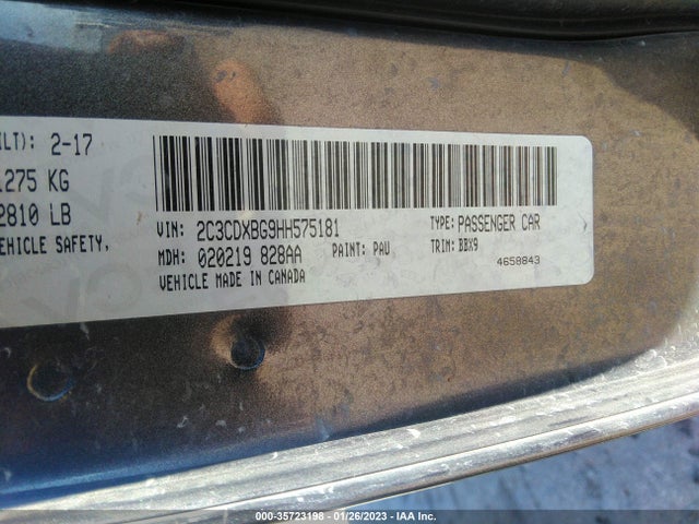 Dodge Charger Se 2017 2C3CDXBG9HH575181 Image 11