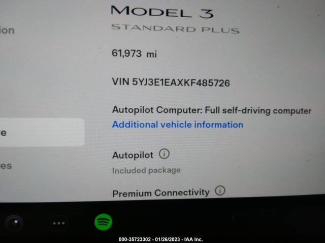 Tesla Model 3 Range 2019 5YJ3E1EAXKF485726 Image 8