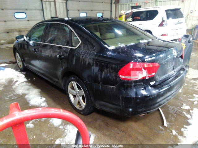 2013 VOLKSWAGEN PASSAT SE VIN: 1VWBH7A30DC085314