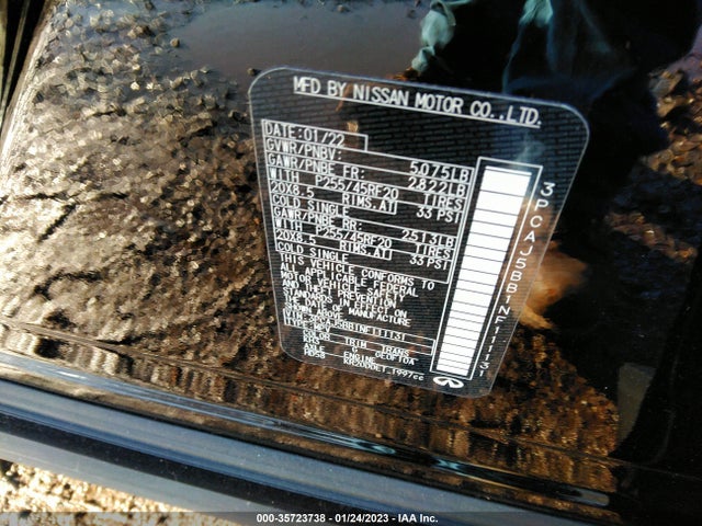 2022 Infiniti QX50, VIN: 3PCAJ5BB1NF111131
