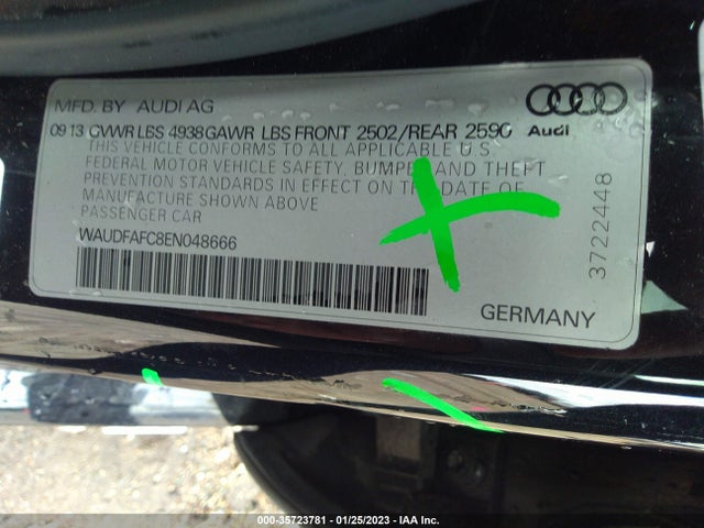 WAUDFAFC8EN048666 Audi A6 2.0t Premium Plus