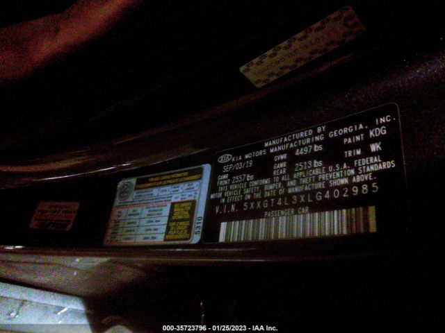 5XXGT4L3XLG402985 KIA Optima S