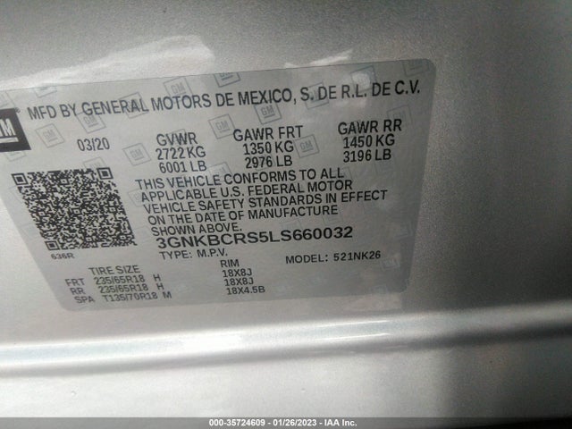 Chevrolet Blazer Lt 2020 3GNKBCRS5LS660032 Image 9