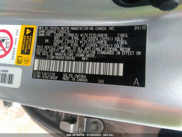 Lexus RX 350 2013 2T2BK1BA6DC190490 Image 10