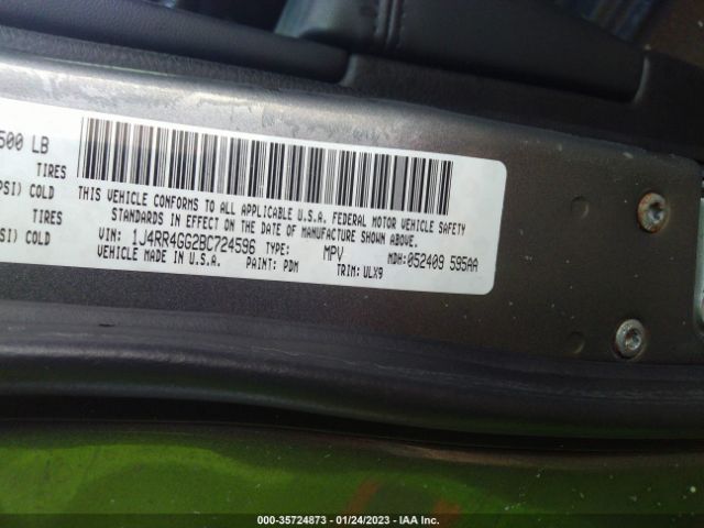 1J4RR4GG2BC724596 Jeep Grand Cherokee Laredo
