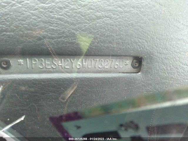 1998 PLYMOUTH NEON HIGHLINE/COMPETITION VIN: 1P3ES42Y6WD732760
