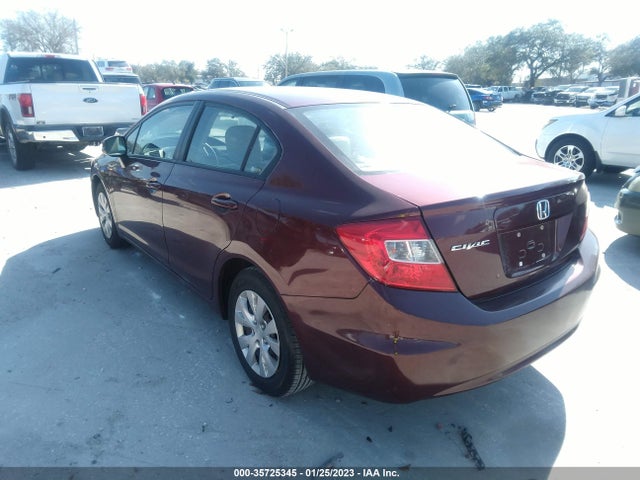 2012 HONDA CIVIC SDN LX VIN: 2HGFB2F56CH534754
